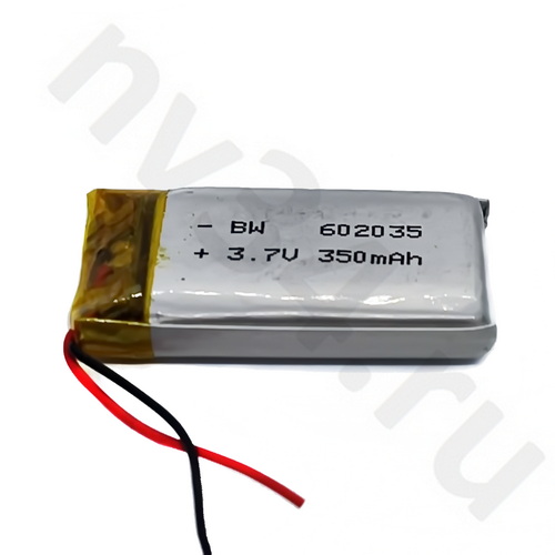 Аккумулятор Li-pol 3,7V 6,0*20*35 450mah 