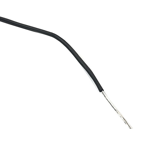 Провод монтажный 24AWG Черный 1метр 