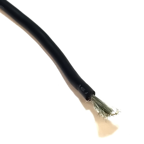 Провод монтажный 18AWG 200C Черный. многожильный