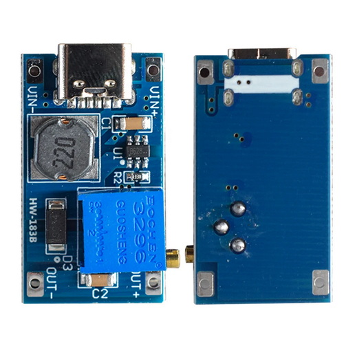 Модуль питания повышающий 2A MT3608 с TYPE-C