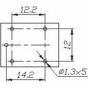 Реле 24VDC /HK3FF-DC24V-SHG