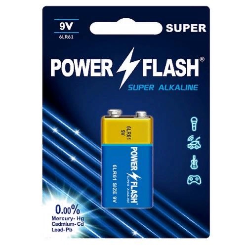Батарея 9V КРОНА 6LR61 Power Flash