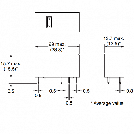 Реле 24VDC /G2RL224DC / G2RL2424DC