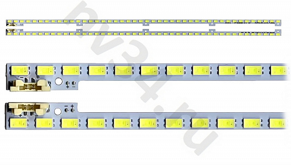 Торцевая подсветка LED 348мм 44led 32'' 2шт Samsung 