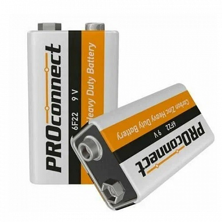 Батарея 9V КРОНА 6F22 PROCONNECT