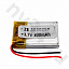 Аккумулятор Li-pol 3,7V 3,0*20*25 110mah 
