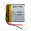 Аккумулятор Li-pol 3,7V 4,0*30*30 300mah 