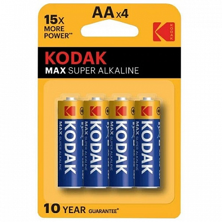 Батарея 1,5V AA (LR6) Алкалиновая KODAK
