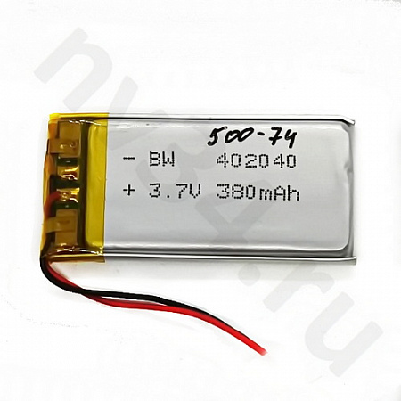 Аккумулятор Li-pol 3,7V 4,0*20*40 320mah 