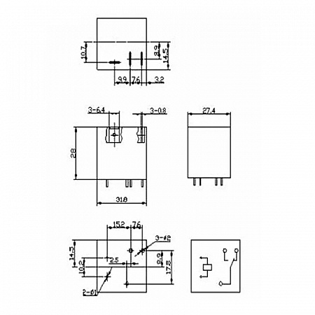 Реле 24VDC /SLC-24VDC-SL-C