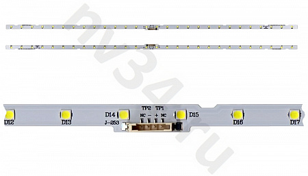 Торцевая подсветка LED 462мм 28led 43'' *2шт. Samsung 
