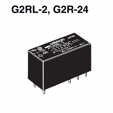 Реле 24VDC /G2RL224DC / G2RL2424DC