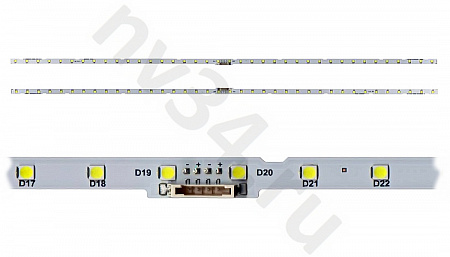 Торцевая подсветка LED 530мм 38led 49'' Sams *2шт 