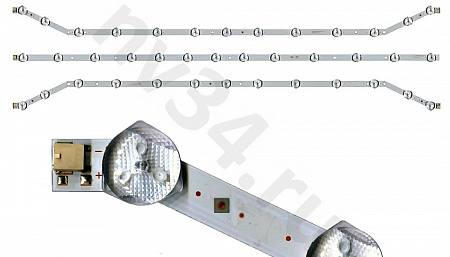 Комплект подсветки SAMS 40' 3 планки (13+13+13) 