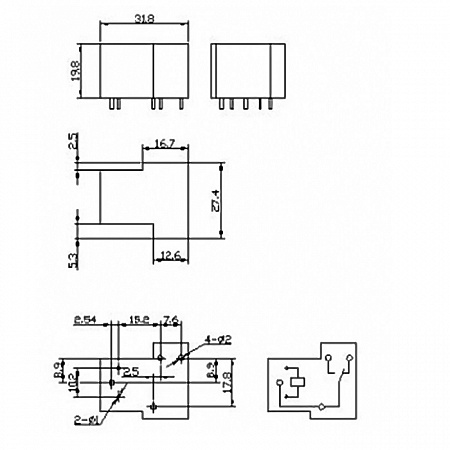 Реле 24VDC /SLA-24VDC-SL-C